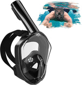Maschera da snorkeling per adulti | protezione contro la CO2 | maschera completa per lo snorkeling | set alternativa | maschera integrale per snorkeling per adulti