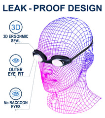 Rabigala Polarized Swim Goggles for Men and Women