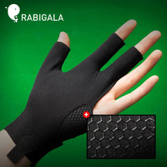 Lightweight and breathable three-finger open finger professional billiard gloves pool non-slip single billiard gloves