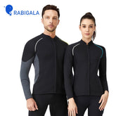 1.5MM diving suit split top long sleeved diving suit cold and warm diving suit large surfing suit