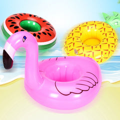 3PCS PVC Inflatable Cup Holder Water Toy Firebird Cup Holder Water Inflatable Cup Cushion Floating Beverage Cup Holder(Buy Free Get Pump)