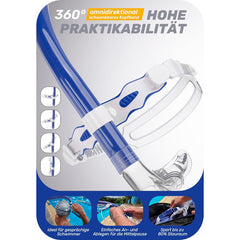 Adequado Para Adultos Homens Mulheres Ajustável Giratória Bandana Snorkel Natação Treinamento Silicone Ótimo Nadadores !