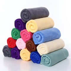 Fast-absorbing and quick-drying ultra-fine fiber hair towel