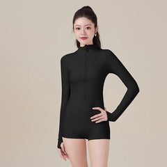 Surfing swimsuit women's long sleeved quick drying diving suit