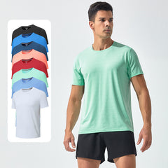 Sports short sleeved quick drying T-shirt for men in summer