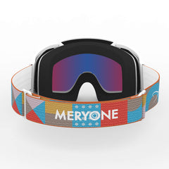 White Frame Ski Goggles