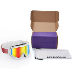 Adjustable Fit Snowboarding Goggles_Snowflake