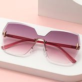 Fashion Trend Rimless Ladies Sunglasses - Jasper