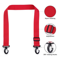 On Way-Red - Ski Boot Carrier Straps