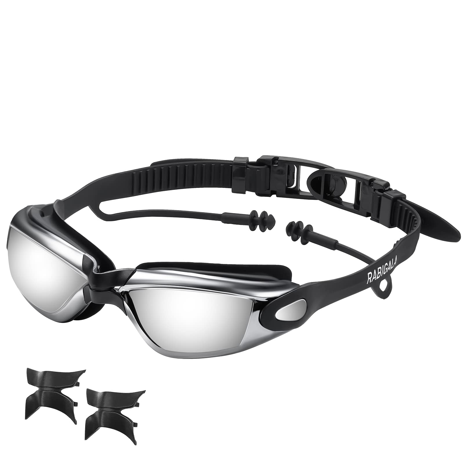 Rabigala Adult Swim Goggles for Men and Women - Anti-Fog and UV Protection