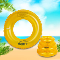 Kid's swim ring inflatable thickened single-layer double balloon lifebuoy