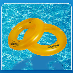 Kid's swim ring inflatable thickened single-layer double balloon lifebuoy