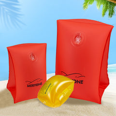 Adult swim ring inflatable thickened single-layer double balloon lifebuoy