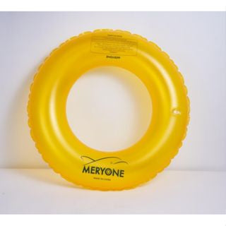 Adult swim ring inflatable thickened single-layer double balloon lifebuoy