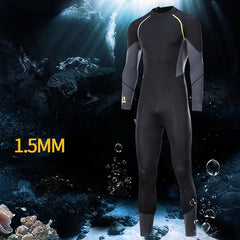 Fato De Mergulho Integrado Masculino De Proteção Solar De Inverno Flutuante De 1,5 Mm Para Homens E Mulheres