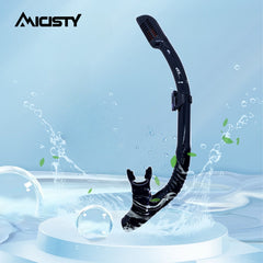 Novo Tipo De Tubo De Respiração De Mergulho Natação Com Snorkel Seco Completo Equipamento