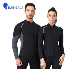 1.5MM diving suit split top long sleeved diving suit cold and warm diving suit large surfing suit