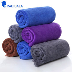Fast-absorbing and quick-drying ultra-fine fiber hair towel