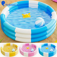 Children's inflatable thickened swimming pool, baby swimming bucket, small play pool