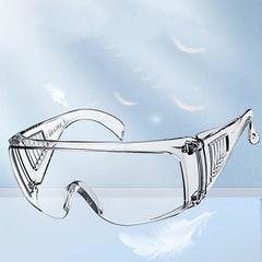 Transparent Safety Goggles Anti Fog  Anti Sand for anti epidemic chemical outdoor sports