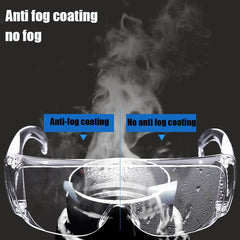Transparent Safety Goggles Anti Fog  Anti Sand for anti epidemic chemical outdoor sports