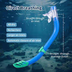 Diving goggles and frog shoes set 180 ° waterproof and anti fog professional diving mask adult diving goggles set