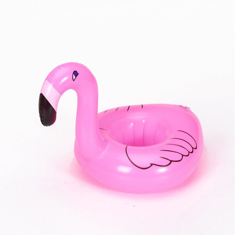 3PCS PVC Inflatable Cup Holder Water Toy Firebird Cup Holder Water Inflatable Cup Cushion Floating Beverage Cup Holder(Buy Free Get Pump)