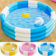 Children's inflatable thickened swimming pool, baby swimming bucket, small play pool