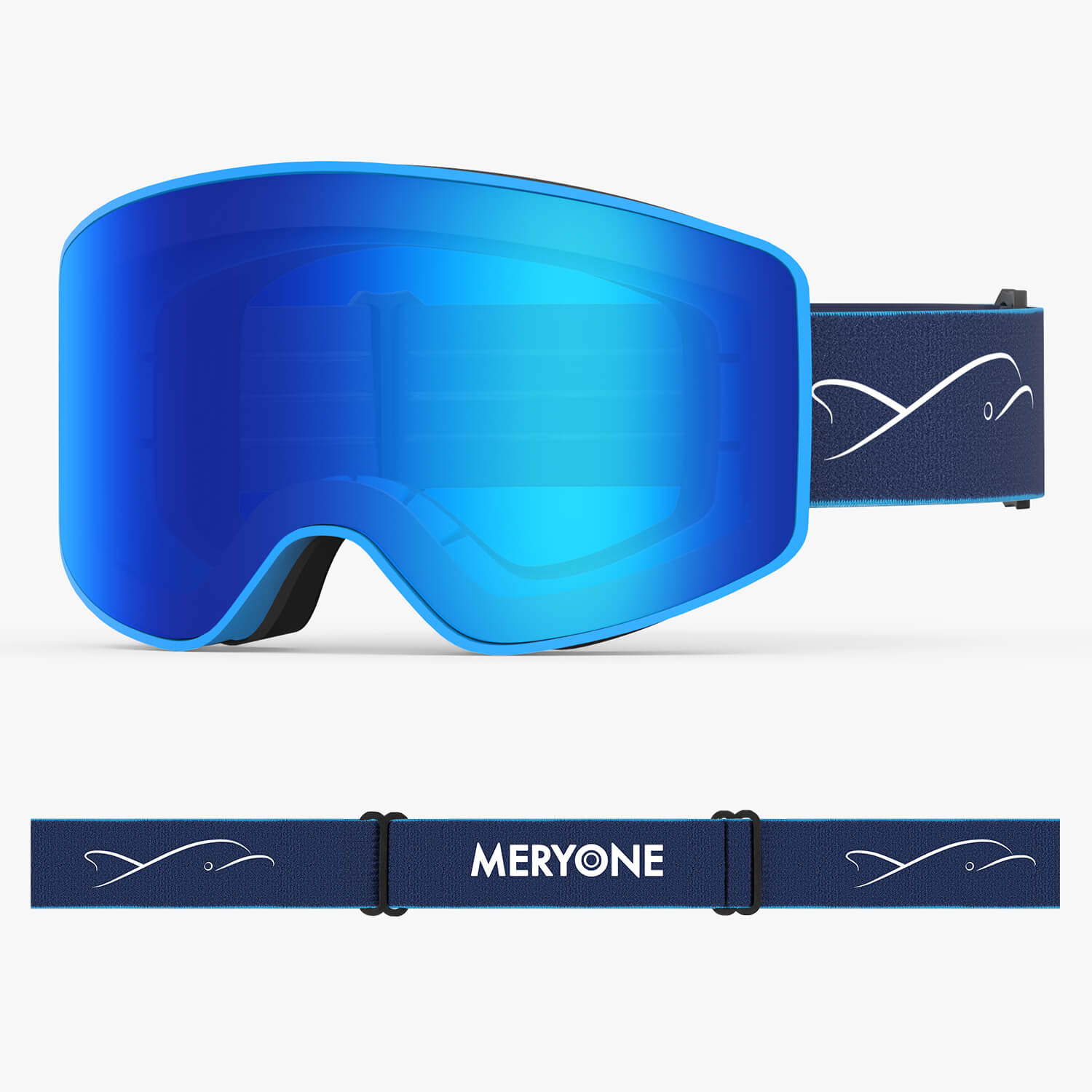 blue magic goggles Meryone Anti Fog Goggles for Skiing