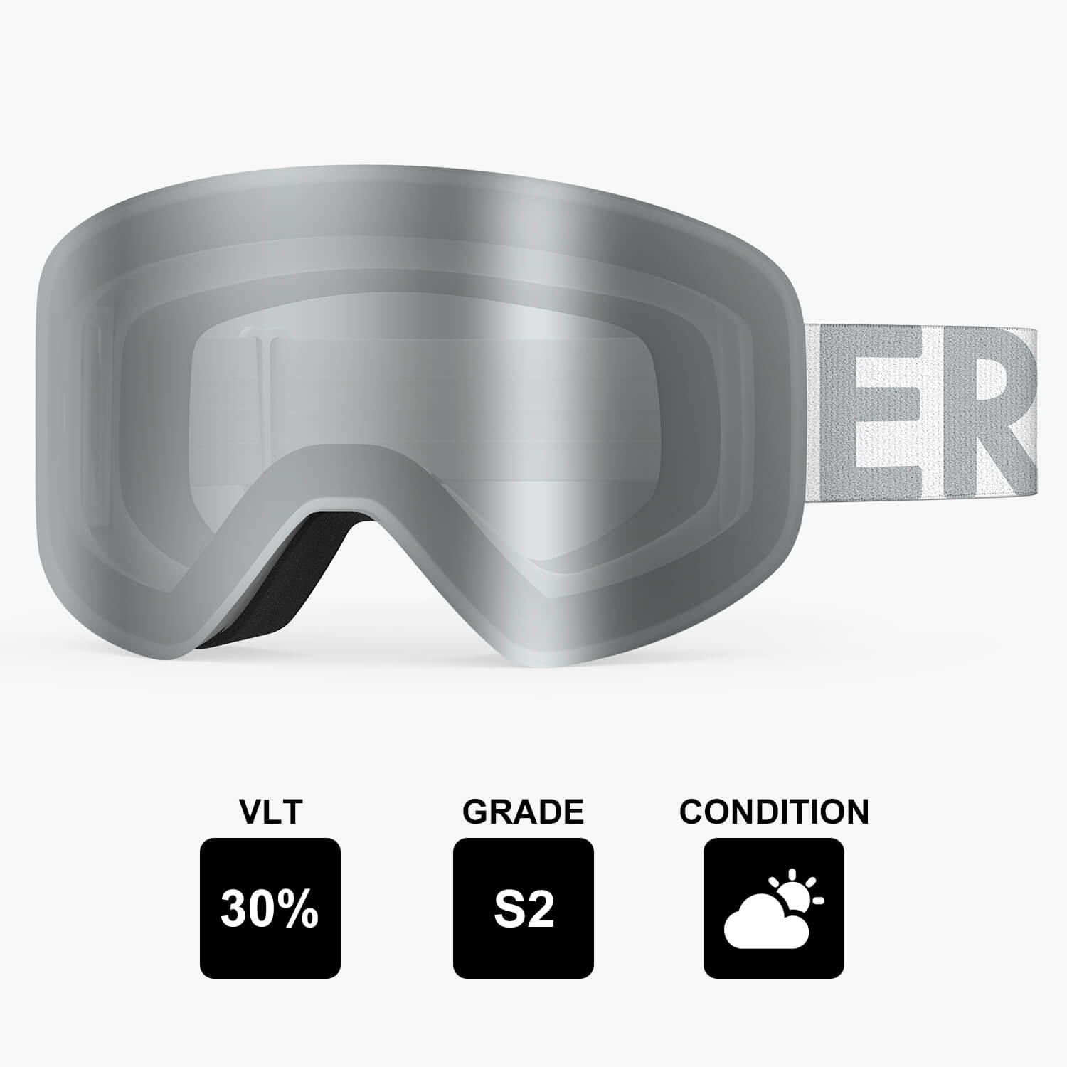 Ski Goggles Rimless WESTO Top Snowboard Goggles - Rimless Lens Offers Wider Vision ...