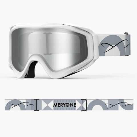 Adjustable Fit Snowboarding Goggles_Snowflake