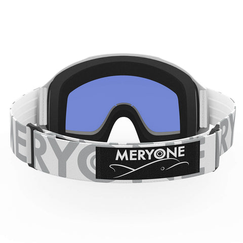 White Frame Snow Goggles