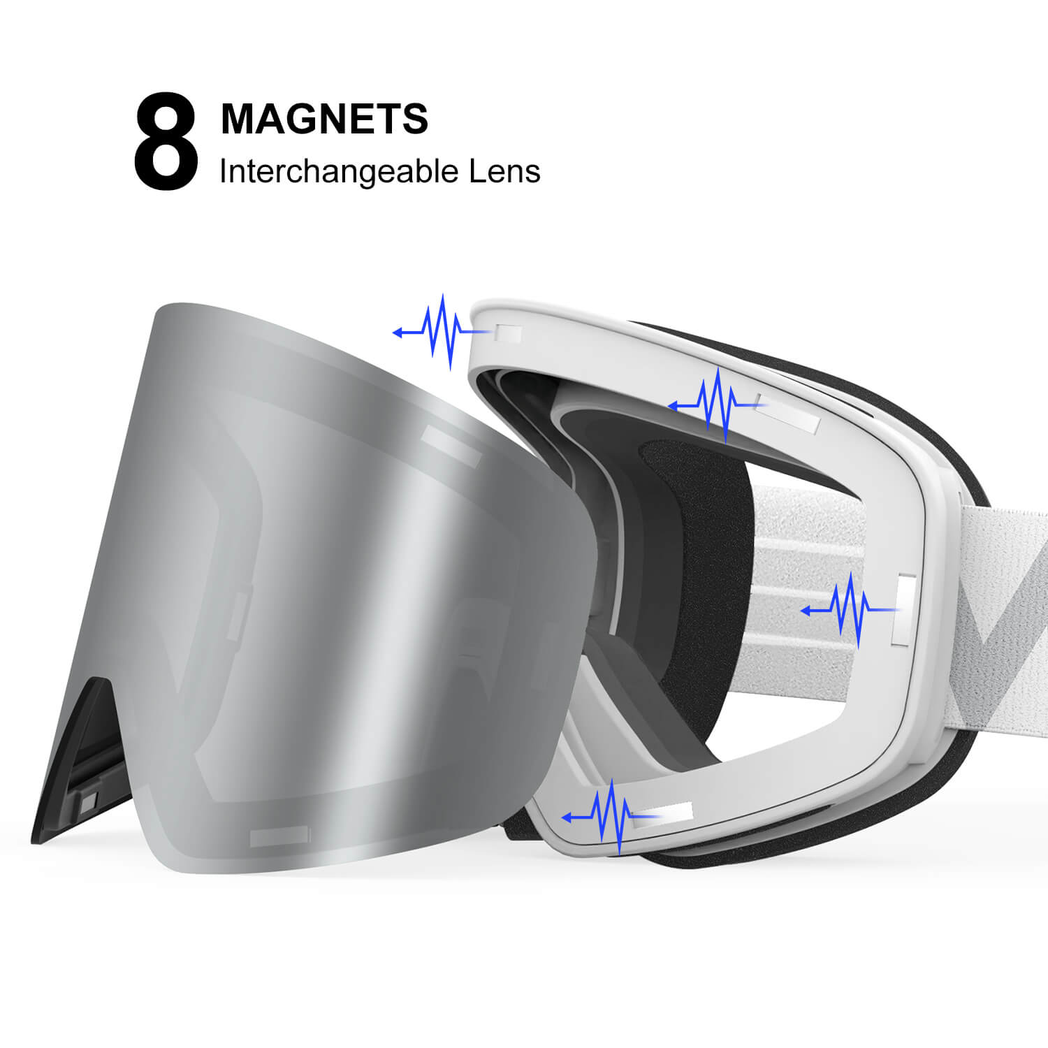 Ski Goggles Rimless WESTO Top Snowboard Goggles - Rimless Lens Offers Wider Vision ...