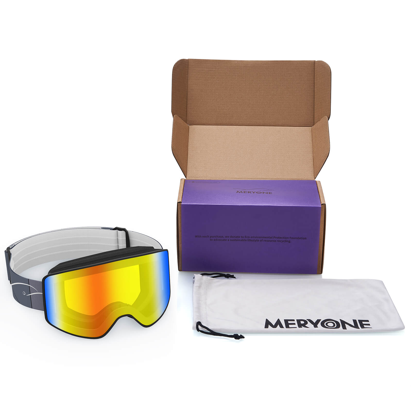 Black Panther Racing Snow Goggles (Cylindrical)