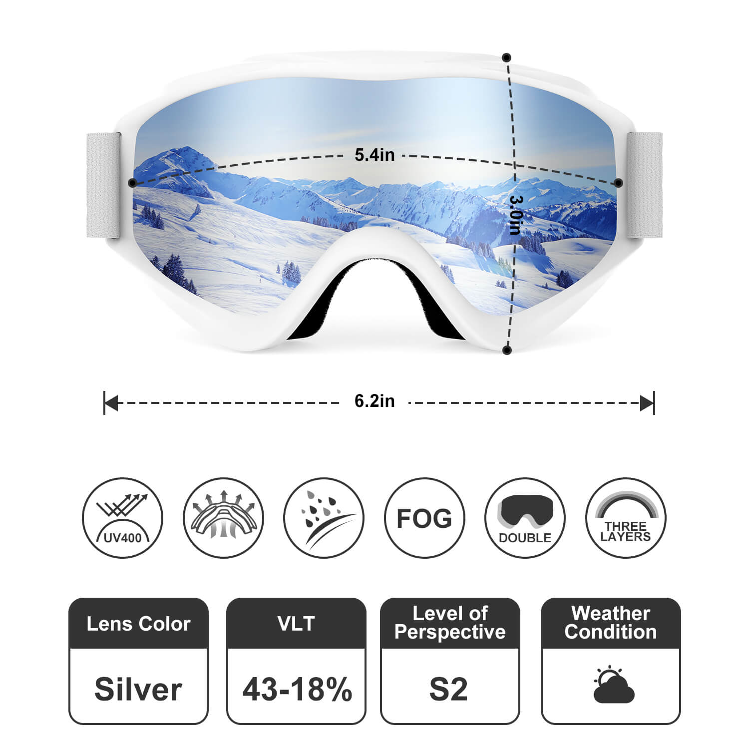 Kids Ski Goggles_Reno