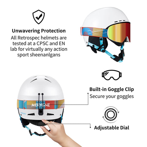 Youth & Adult Snowboarding Helmet - M /L / Miracle