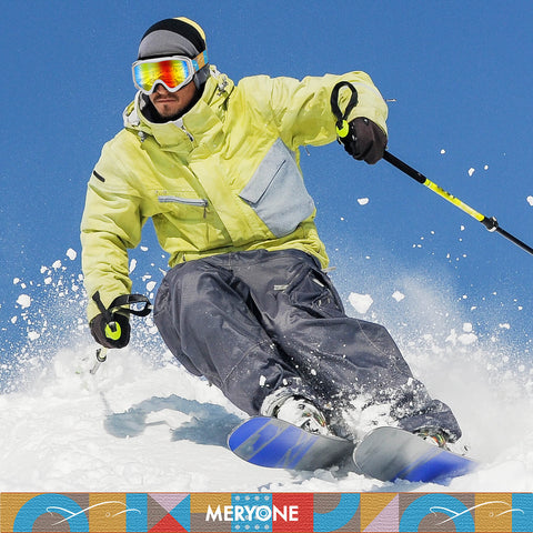 White Frame Ski Goggles
