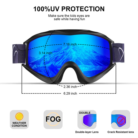 Kids Snowboarding Goggles_Arys
