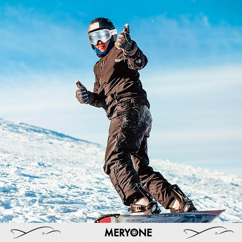 White Frame Ski Goggles