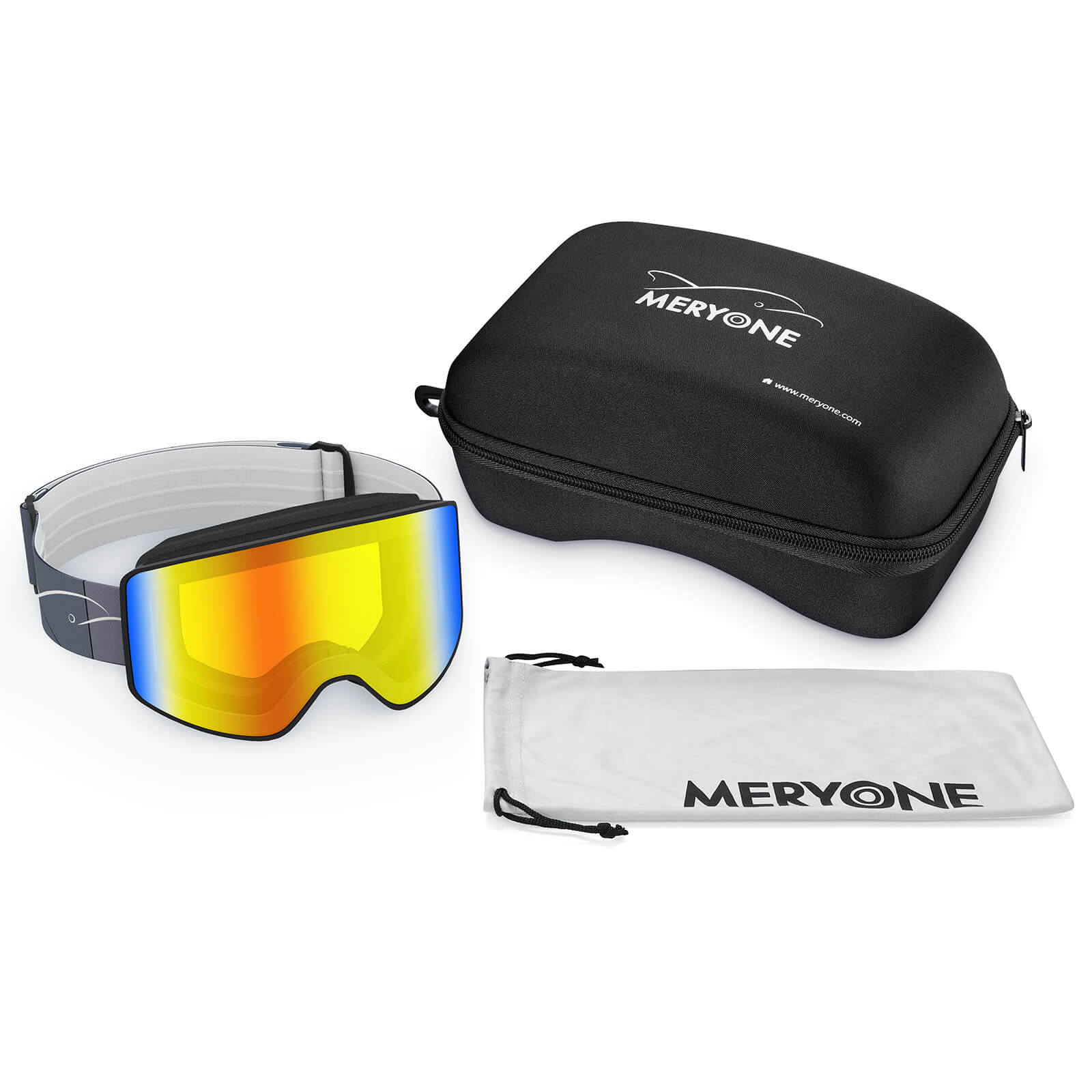 Black Panther Racing Snow Goggles (Cylindrical)