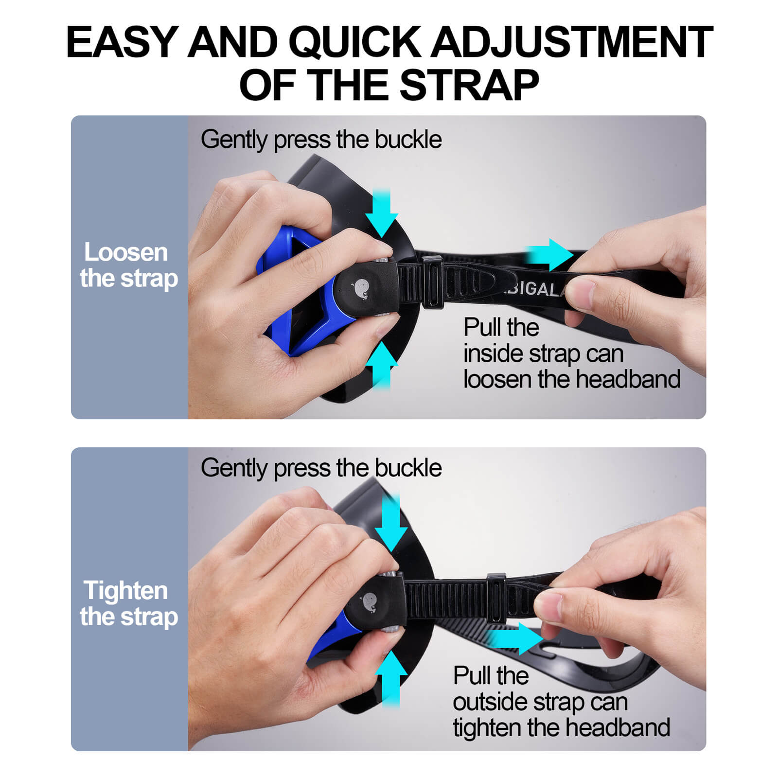 Cryst - HD and Advanced Anti-Fog Technology Snorkel Mask