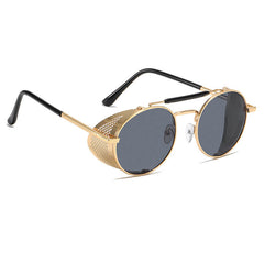Unisex Round Fashion Vintage Sunglasses - Evan