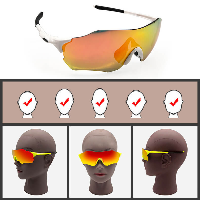 Polarized Photochromic Sunglasses for Professional Outdoor Cycling - Lola