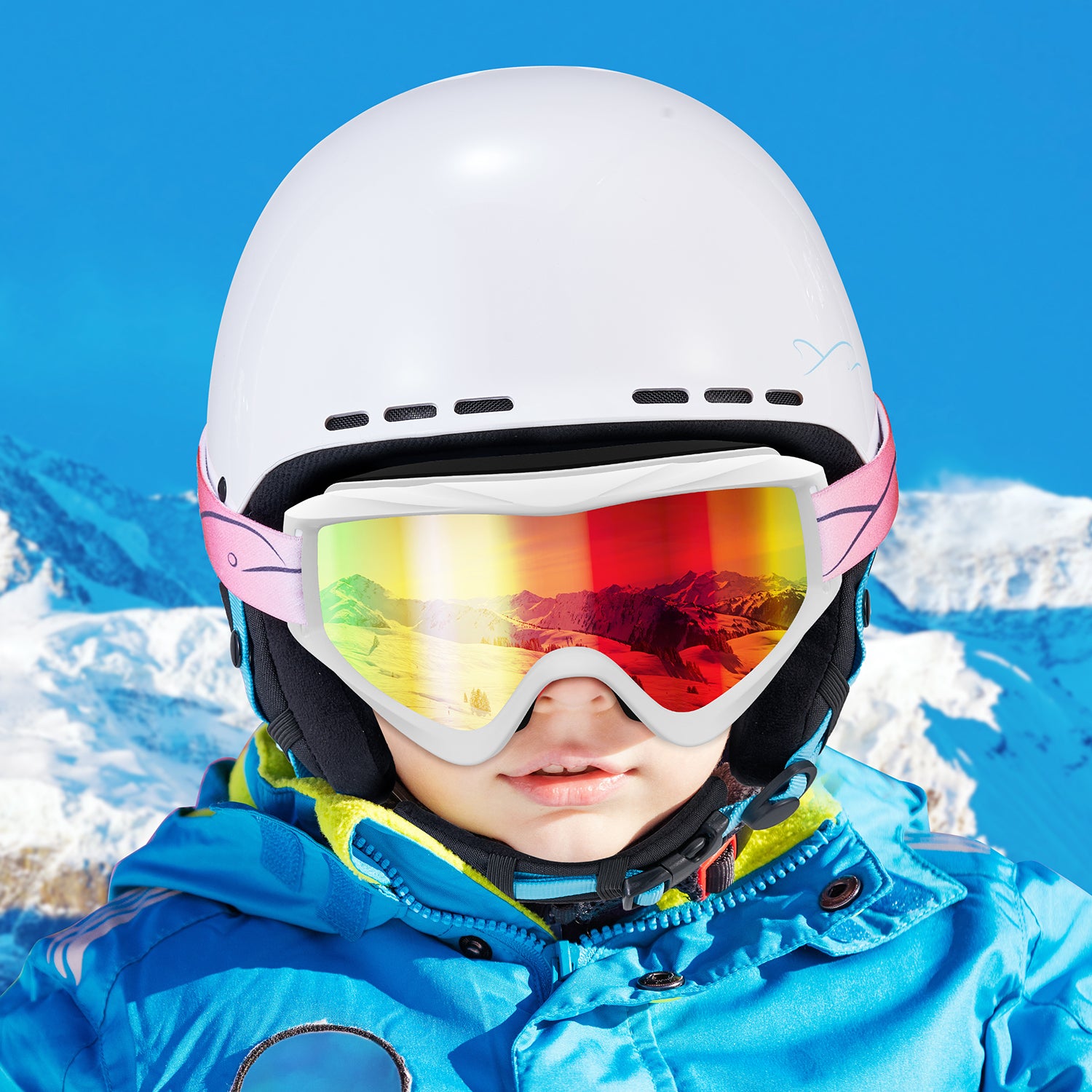 best kids snowboard helmet Snowboard Helmet Kids- S / Swan