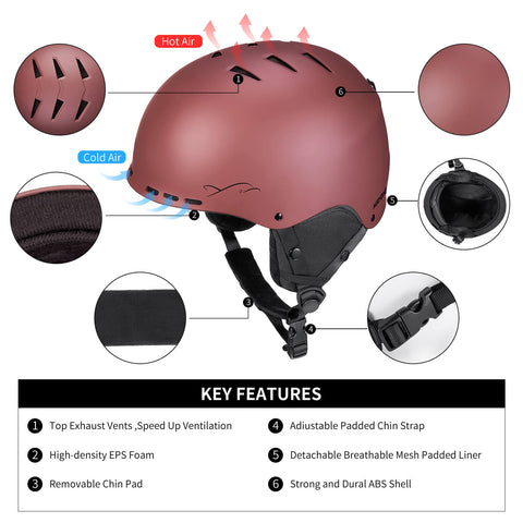 Youth & Adult Snow Helmet - M /L / TraceGo