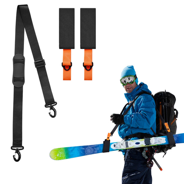 Wander Orange - Ski Straps – RabigalaSport