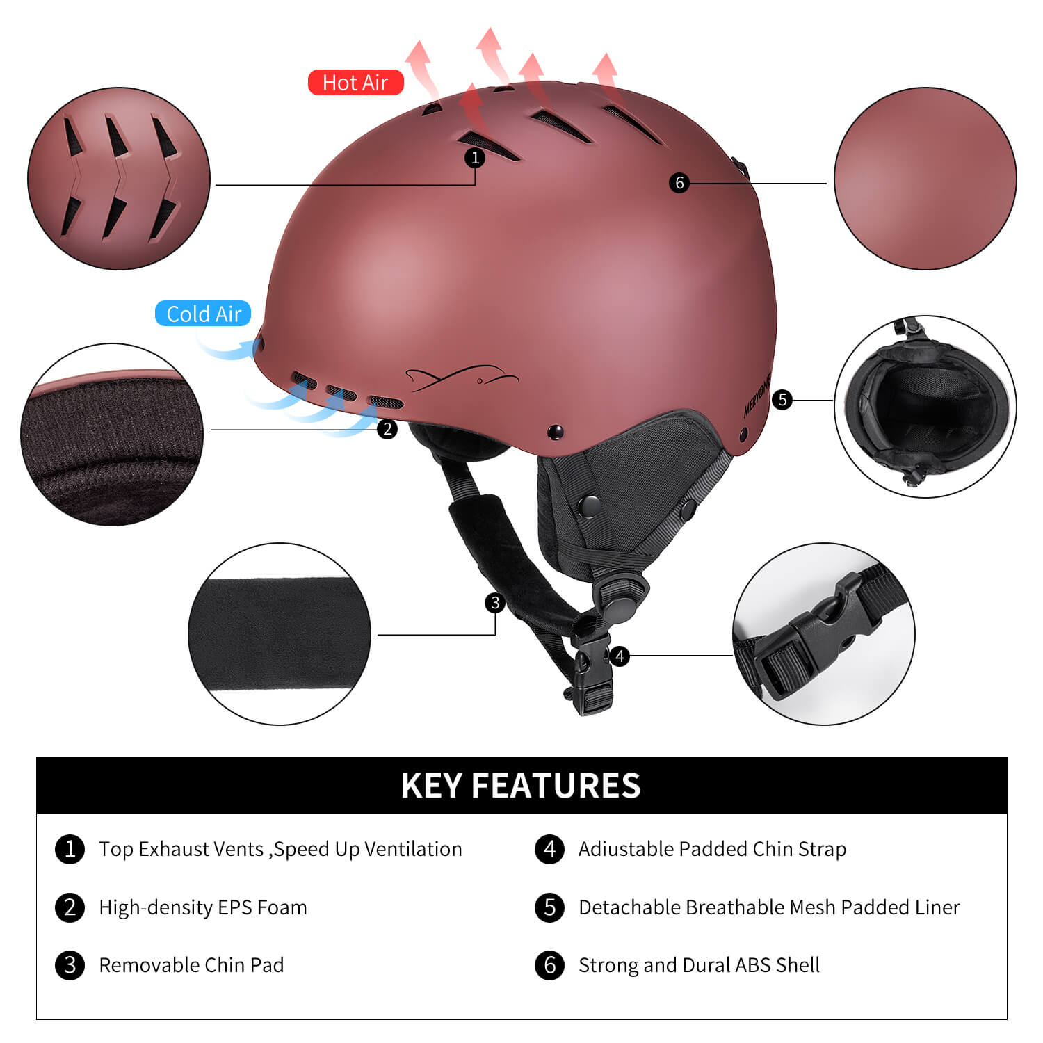 Snow Helmet Kids - S / Sandpiper