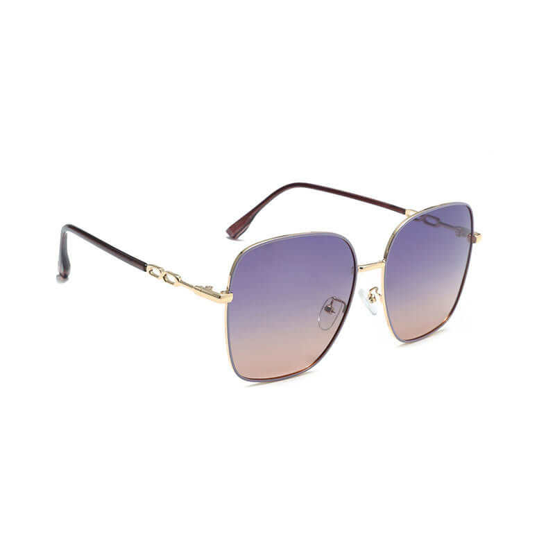 Minimalistic Full-frame Polarized Sunglasses for Women - Nell